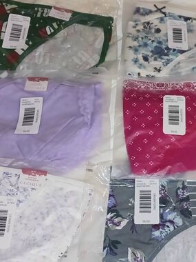 6 CACIQUE WOMEN'S PLUS MIXED STYLES HIPSTER & BIKINI SIZE 18-20